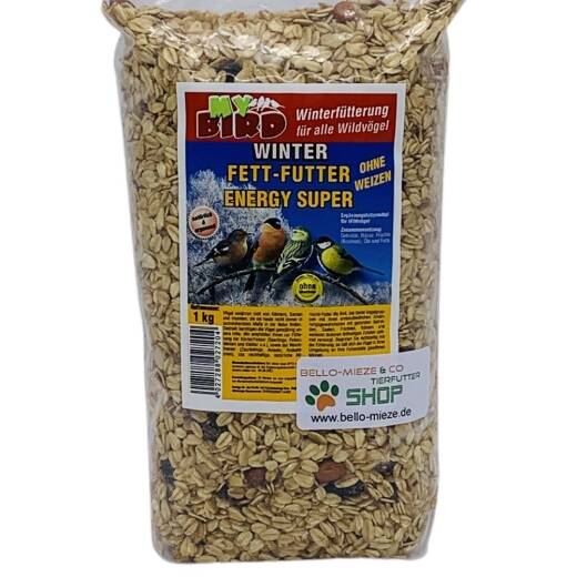 Winter Fett-Futter Energy Super |  Winterfutter für alle Wildvögel | ohne Weizen 5 kg