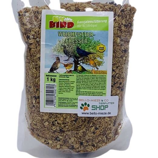 Weichfutter Fresser |  Ganzjahres Vogelfutter für Wildvögel 1 kg