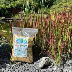 LuCano Teichmenü mit Flocken Zierfischfutter / Gartenteichfutter 7 ltr