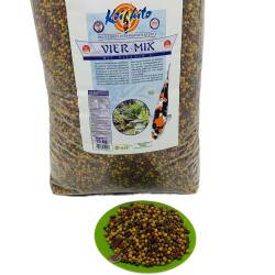 Koifutter Koihito 4 Mix 6 mm in bester Züchterqualität mit Vitamin C 7,5 kg