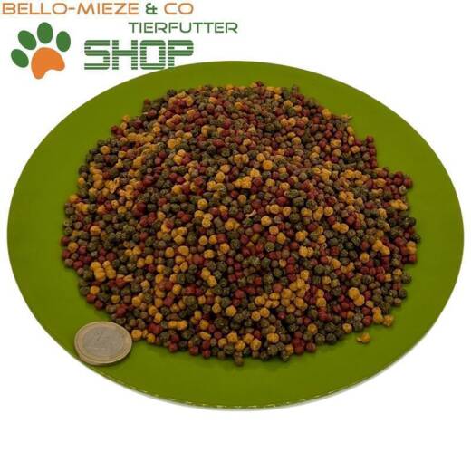 Koifutter Koihito 4 Mix 3 mm in bester Züchterqualität mit Vitamin C  5 ltr