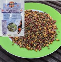Koifutter Koihito 4 Mix 3 mm in bester Züchterqualität mit Vitamin C  5 ltr