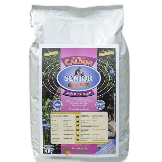 CaldorCat Senior nur Gefl&uuml;gel | Premium Trocken Katzenfutter 4 kg