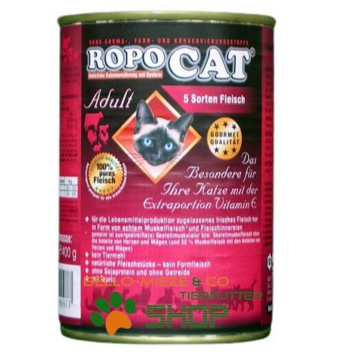 RopoCat Adult 5 Sorten Fleisch 200 g