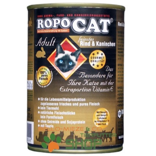 RopoCat Adult Rind &amp; Kaninchen 400 g