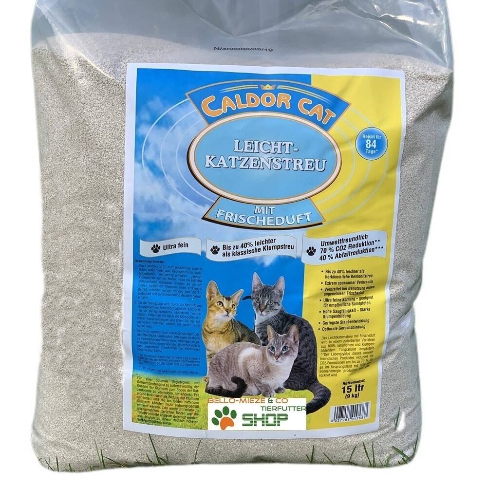 Caldor CAT Leicht Katzenstreu  84 Tage Frische & Leichtgewicht - Bel,  21,82