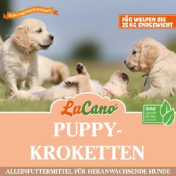 LuCano Welpen | Puppy Trockenfutter f&uuml;r kleine - und mittelgro&szlig;e Hunde Rassen