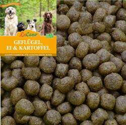 LuCano Geflügel-Ei-Kartoffel | Hunde Trockenfutter ohne Getreidezusatz 15 kg