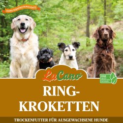 LuCano Ring Premium Krokette / Hunde Trockenfutter mit...