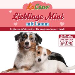 Leckerlies LuCano Lieblinge Mini + Lamm ohne Zusatz von Zucker und Getreide  0,15 kg