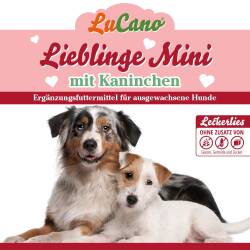 Leckerlies LuCano Lieblinge Mini + Kaninchen ohne Zusatz von Zucker und Getreide  0,15 kg