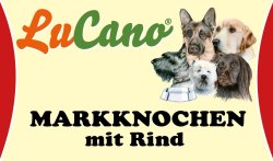 LuCano Markknochen mit Rind / Hundekuchen zur Zahnpflege