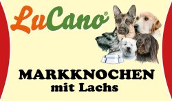 LuCano Markknochen mit Lachs / Hundekuchen zur Zahnpflege 1 kg
