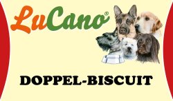 LuCano Doppel Biscuit / der Hundekuchen zur Zahnpflege