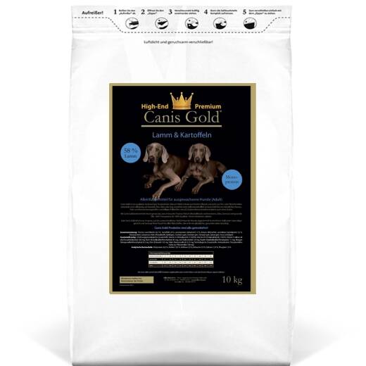 Canis Gold Adult 58 % Lamm + Kartoffeln (Monoprotein) 5 kg
