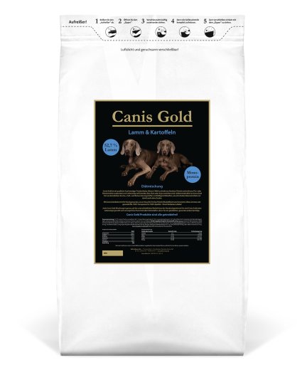 Canis Gold Light Lamm + Kartoffel, 52,7 % Fleisch (Monoprotein) 5 kg