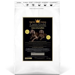 Canis Gold Adult 63 % Huhn + Kartoffeln (Monoprotein) |  Hundefutter - Trockenfutter 10 kg
