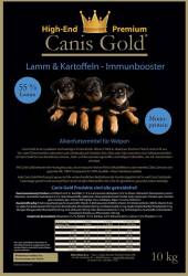 Canis Gold Welpen | Junior Lamm + Kartoffel | 55 % Fleisch | Welpen Trockenfutter ohne Getreidezusatz 5 kg
