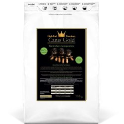 Canis Gold Welpen | Junior Kaninchen + Kartoffel | 65 % Fleisch | Welpen- und Junghund Futter