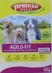 Premio Vital Agilo-Fit | Geflügel + Reis und Kartoffeln | Hunde Trockenfutter 1 kg