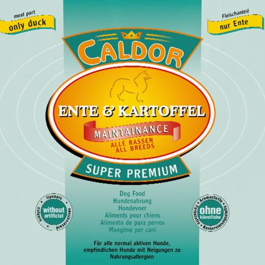 Caldor Maintenance Ente Kartoffel | Hunde Trockenfutter ohne Getreidezusatz