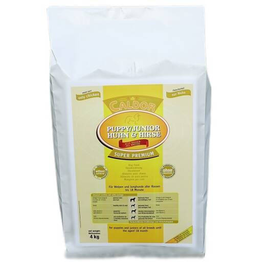 Caldor Puppy + Junior Huhn & Hirse alle Rassen 1 kg