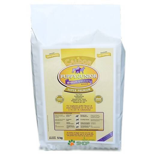 Caldor Puppy + Junior Medium mit 30 % Geflügel 1 kg