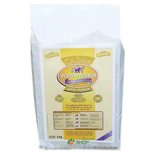Caldor Puppy + Junior Large mit 30 % Geflügel 15 kg