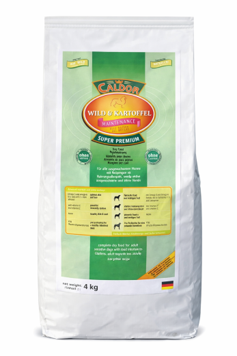 2 x 12 kg Caldor Maintenance Wild + Kartoffel | Hirsch und Kaninchen