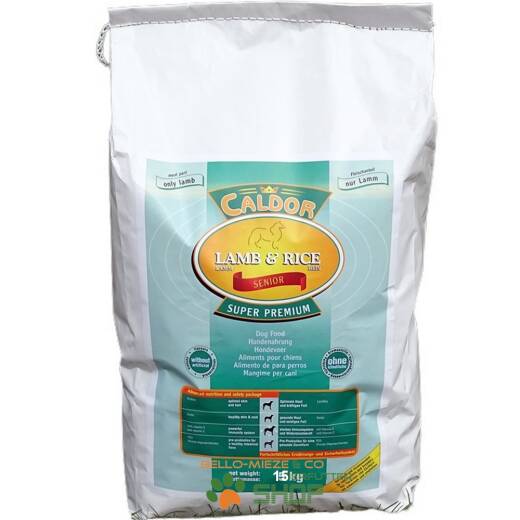 Caldor Senior nur Lamm & Reis | alle Rassen 15 kg