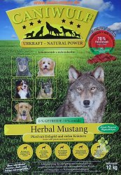 CaniWulf Herbal Mustang | Pferd mit Erdapfel und Kr&auml;utern | getreidefrei