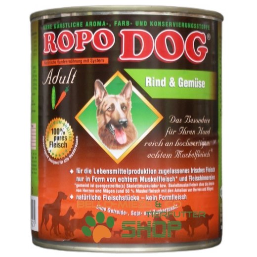 RopoDog Adult Rind &amp; Gem&uuml;se 400 gr