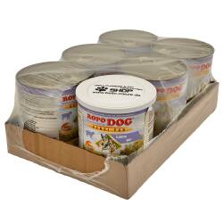 RopoDog Adult Sensi Pur Lamm - pures Fleisch 12 Dosen à 800 gr.