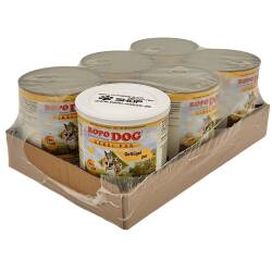 RopoDog Adult Sensi Pur Geflügel - pures Fleisch 12 Dosen à 800 gr.