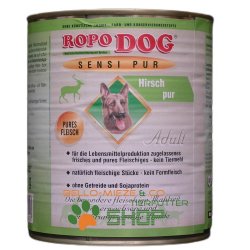 RopoDog Adult Sensi Pur Hirsch - pures Fleisch 400 gr