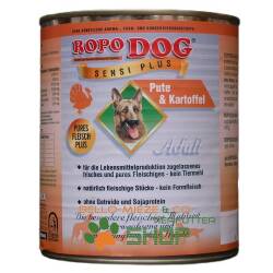 RopoDog Adult Sensi Plus Pute & Kartoffel 12 Dosen à 800 gr.