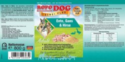RopoDog Adult Sensi Plus Ente Gans + Hirse 400 gr