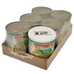 RopoDog Adult Sensi Plus Ente Gans + Hirse 24 Dosen à 400 gr
