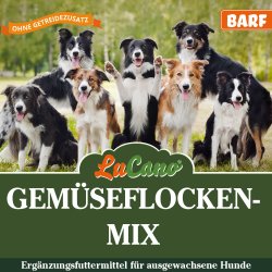 LuCano Gem&uuml;seflocken Mix | Hunde BARF Erg&auml;nzung