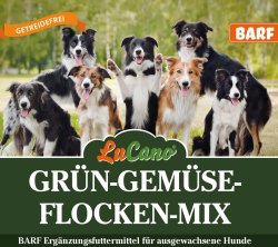 LuCano Grün - Gemüse Flocken Mix | Hunde BARF...