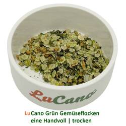 LuCano Grün - Gemüseflocken Mix | Hunde BARF Ergänzung |  ohne Getriedezusatz 5 kg