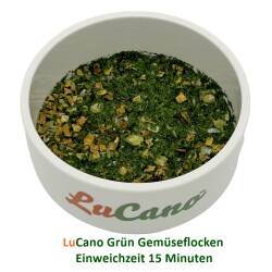 LuCano Grün - Gemüseflocken Mix | Hunde BARF Ergänzung |  ohne Getriedezusatz 2 x 10 kg