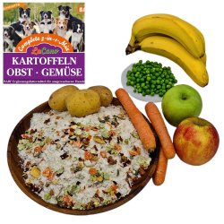 LuCano Complete 3 in 1 Mix Kartoffelflocken + Obst und Gem&uuml;seflocken Mischung