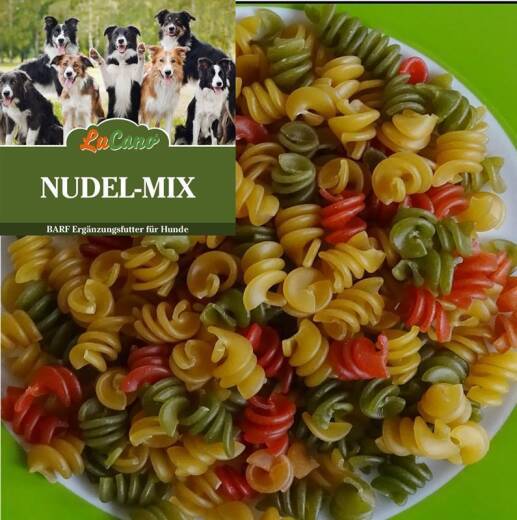 LuCano Nudel - Mix | BARF Ergänzungsfutter für Hunde   4 kg