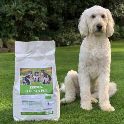LuCano Erbsenflocken pur | Gemüseflocken auch für Hunde