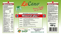 LuCano Mineral plus+ BARF Mineralfuttermittel mit Vitaminen f&uuml;r alle Hunde