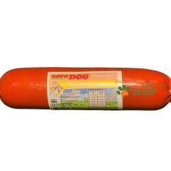 RopoDog Hunde Fleischwurst Geflügel + Lamm | Alleinfuttermittel | 8 x 400 gr.