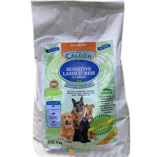 Caldor kaltgepresst | Adult Sensitive Lamm mit Reis | alle Hunderassen | ohne Weizen 1 kg