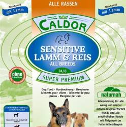 Caldor kalt gepresst | Adult Sensitive Lamm mit Reis | alle Hunderassen | ohne Weizen 15 kg
