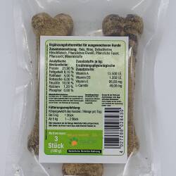 Kau Knochen Mini Edelhirsch | Monoprotein | mit Hirse und Reis von Caldor Boneta